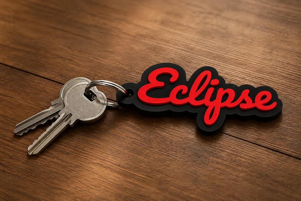 Porte-clé personnalisé « Eclipse »